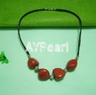 Wholesale Jewelry-Red turquoise necklace