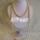 synthetic pearl necklace