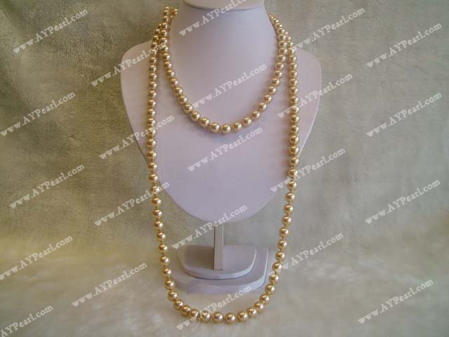 synthetic pearl necklace