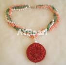 Wholesale Jewelry-pearl coral necklace