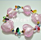 Wholesale Austrian Jewelry-crystal coloured glaze bracelet