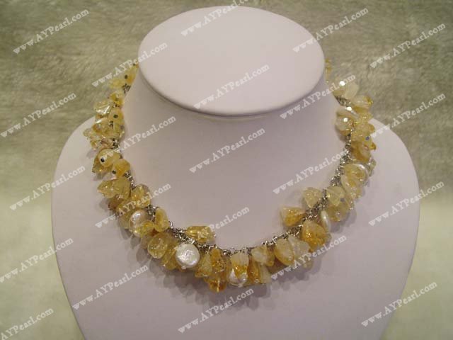 citrine necklace