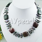 Wholesale Gemstone Necklace-Indian agate necklace