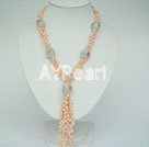 pearl coloured glaze necklace