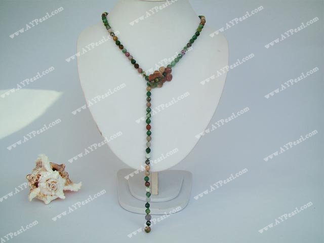 india agate necklace