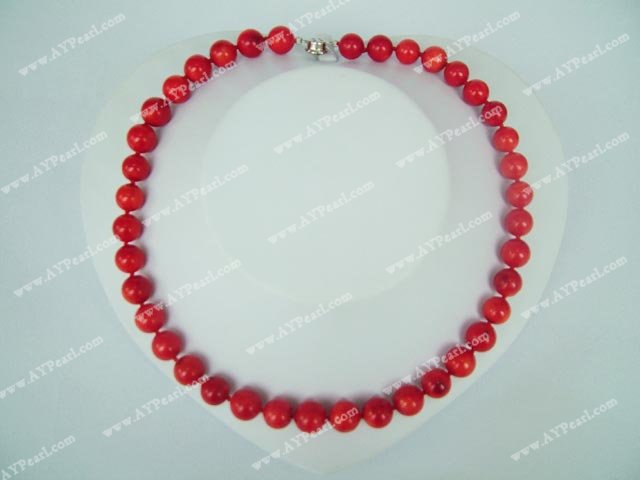 coral necklace