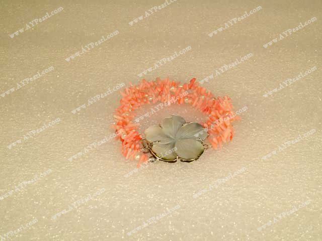 coral bracelet