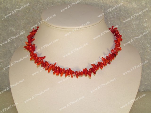 red coral necklace