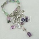 Wholesale Gemstone Jewelry-Rainbow fluorite bracelet