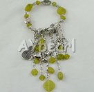 Wholesale Gemstone Jewelry-olive jade bracelet