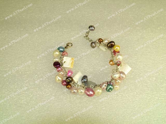 multicolor pearl bracelet