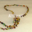 Wholesale Gemstone Jewelry-multicolor gem necklace