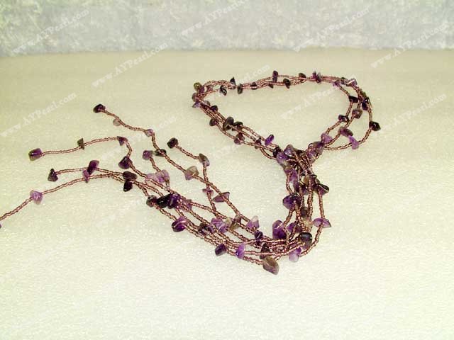 Amethyst necklace