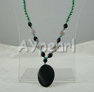 Wholesale Jewelry-pearl agate crystal necklace