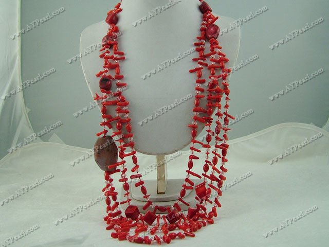 coral necklace