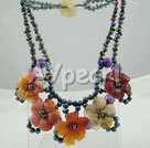 Wholesale Gemstone Necklace-pearl agate tiger eye necklace