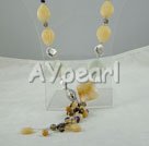 Wholesale Gemstone Necklace-citrine crystal necklace