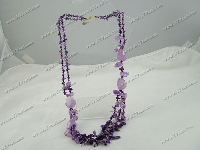 pearl amethyst necklace