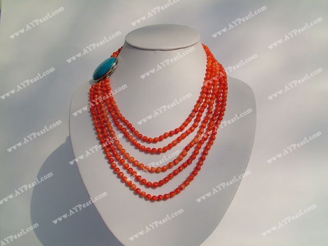 red coral necklace