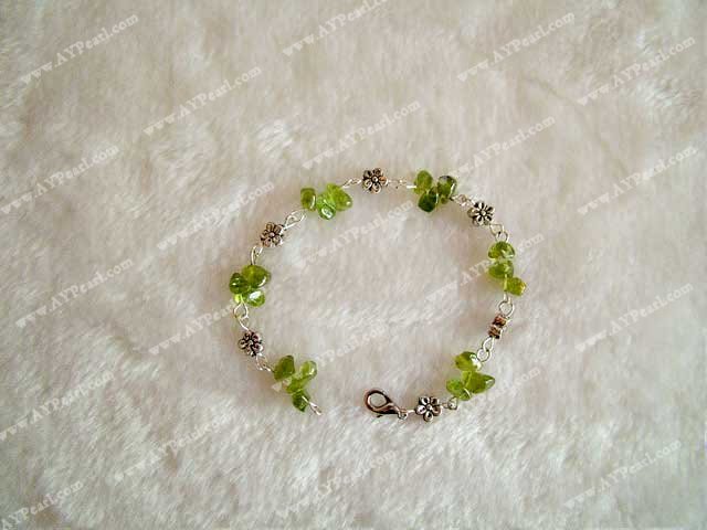 Peridot bracelet