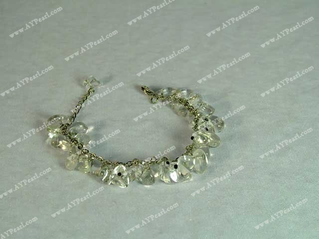 white crystal bracelet