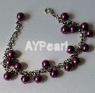 Austrian synthetic pearl bracelet