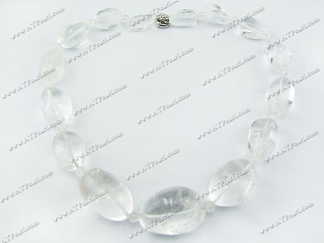 Rock crystal necklace