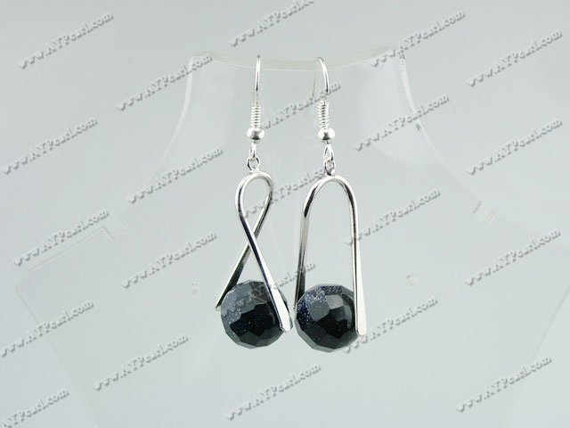 blue sandstone earrings