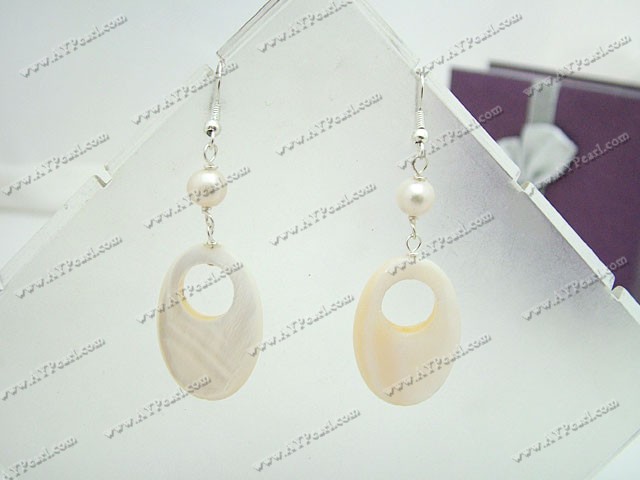 pearl shell earrings