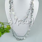 Wholesale Jewelry-pearl crystal necklace