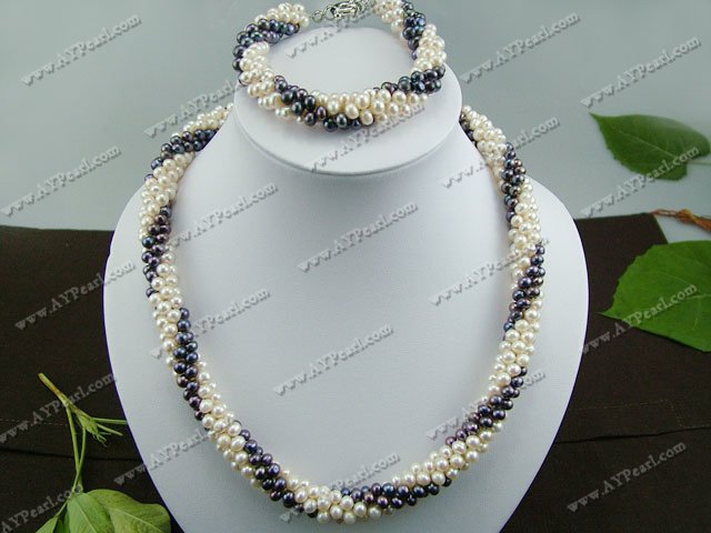 weaved pearl sets