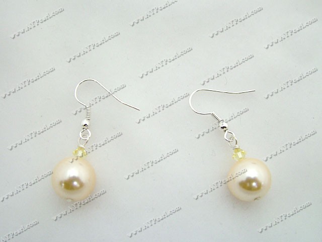 seashell beads earrings