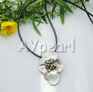 Wholesale Other Jewelry-tibet silver flower necklace