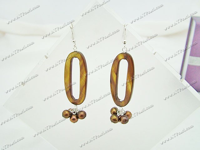 pearl shell earrings