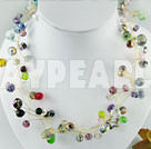 -manmade crystal necklace