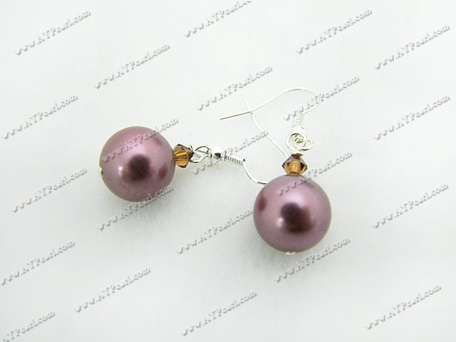 seashell beads earrings