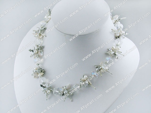 collier en cristal de perle