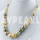 -Seashell bead necklace