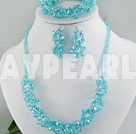-manmade crystal set