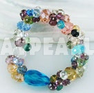 -multi-color crystal bracelet