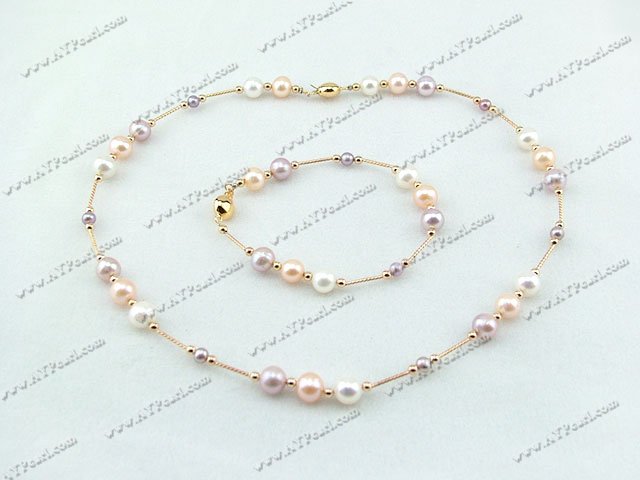 three color pearl set