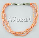 coral necklace