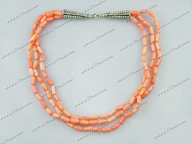 coral necklace