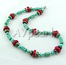 Wholesale Jewelry-turquoise coral necklace