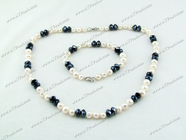 pearl crystal set