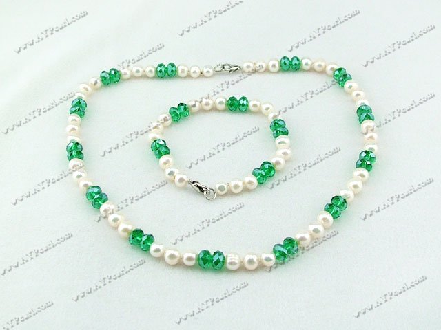 pearl crystal set