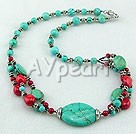 Coral turquoise necklace