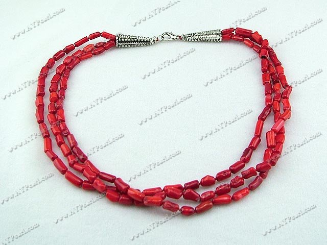 coral necklace