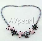 Wholesale Jewelry-pearl garnet necklace