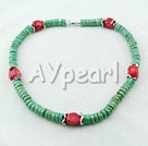 turquoise coral necklace